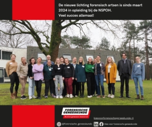 Nieuwe lichting forensisch artsen in opleiding!